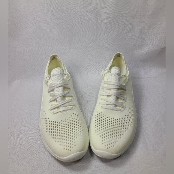Crocs Literide 360 Pacer Almost White Ivory Mens size 12 - Picture 2 of 6